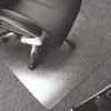 Cleartex Ultimat Polycarbonate Chair Mat for Low/Medium Pile Carpet, 48 x 53, Clear