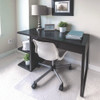 Cleartex Ultimat Polycarbonate Chair Mat for Low/Medium Pile Carpet, 48 x 53, Clear