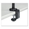 Professional Series Depth Adjustable Dual Monitor Arm, 360 deg Rotation, 37 deg Tilt, 360 deg Pan, Black, Supports 24 lb
