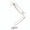 Platinum Series Single Monitor Arm, For 27" Monitors, 360 deg Rotation, 45 deg Tilt, 180 deg Pan, White, Supports 20 lb