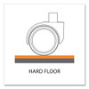 Trendsetter Chair Mat for Hard Floors, 36 x 48, Pewter