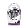 EB125 Earbud with MIC, 6 ft Cord, Black