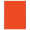 Construction Paper, Medium Weight, Orange, 9" x 12", 50 Sheets Per Pack, 10 Packs