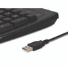 Pro Fit USB Washable Keyboard, 104 Keys, Black