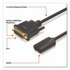DVI-D to HDMI Audio/Video Adapter, 6", Black
