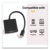 Mini DisplayPort to VGA Adapter, 6", Black