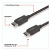 8K DisplayPort to DisplayPort Audio/Video Cable, 6 ft, Black
