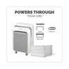 Powershred LX210 Micro-Cut Shredder, 16 Manual Sheet Capacity, White