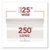 NAP-Lam I Roll Film, 3 mil, 25" x 250 ft, Gloss Clear, 2/Box