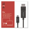 USB-C to DisplayPort Audio/Video Cable, 6 ft, Black