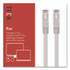 CAT6 Ethernet Cable, 50 ft, Gray