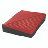 MY PASSPORT External Hard Drive, 4 TB, USB 3.2, Red