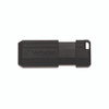 PinStripe USB 2.0 Flash Drive, 32 GB, Black, 10/Pack