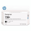HP 738M (A24VLA) Original Designjet Ink Cartridge, Black