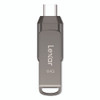 JumpDrive D400 USB 3.1 Flash Drive, 64 GB, Titanium