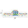 Core Decor Happy 100th Day Crowns, Pack of 30