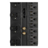 Protect It! Surge Protector, 12 AC Outlets, 8 ft Cord, 2,880 J, Black