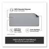 Studio Series Polyester Desk Mat, 27.5 x 11.8, Mid Gray