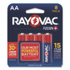 Fusion Performance Alkaline AA Batteries, 8/Pack