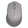 M330 Silent Plus Mouse, 2.4 GHz Frequency/33 ft Wireless Range, Right Hand Use, Gray