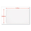 Laminating Pouches, 5 mil, 3.75" x 2.25", Gloss Clear, 100/Box