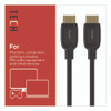 HDMI to HDMI Audio/Video Cable, 4 ft, Black, 2/Pack