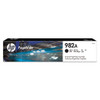 HP 982A, (T0B26A) Black Original PageWide Cartridge