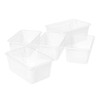 Small Cubby Bin, Translucent, 5-Pack Small Cubby Bin, Translucent, 5-Pack