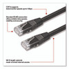 CAT6 Ethernet Cable, 50 ft, Black