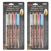 Bistro Chalk Marker Fine Tip Set 4M, Metallic Colors, 4 Per Pack, 2 Packs