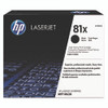 HP 81X, (CF281X) High-Yield Black Original LaserJet Toner Cartridge