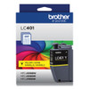 LC401YS Ink, 200 Page-Yield, Yellow