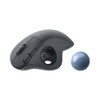 Ergo M575 Trackball, 32.8 ft Wireless Range, Right Hand Use, Graphite