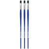 FORTE-Acrylics Student Brush, Synthetic, Acrylic & Oil, Filbert, Series 8650, Size 10, Pack of 3