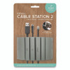 Cable Station 2, 4.75" x 2.75" Gray