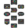 Chalkboard Brights Positive Sayings Accents, 30 Per Pack, 3 Packs