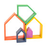 Rainbow Architect Houses - Set of 7 Rainbow Architect Houses - Set of 7