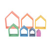 Rainbow Architect Houses - Set of 7 Rainbow Architect Houses - Set of 7