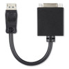 DisplayPort to DVI Adapter, 5", Black DisplayPort to DVI Adapter, 5", Black