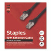 CAT7 Ethernet Cable, 10 ft, Black