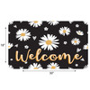 The Original Fun Mat™, Welcome Mat, 18" x 30", Daisies Welcome