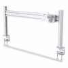 Monitor Mount for Slat Wall System for 32" TVs, 4.9w x 5.1d x 7.5h, Silver, Supports 22 lb