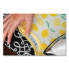 TZ Industrial Series Fabric Iron-On Tape, 0.47" x 9.8 ft, Navy on White