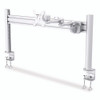 Slat Rail for Slat Wall System for 32" TVs, 3.39w x 1.8d x 41h, Silver, Supports 33 lb