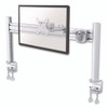 Slat Rail for Slat Wall System for 32" TVs, 3.39w x 1.8d x 41h, Silver, Supports 33 lb