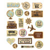 Travel the Map Stickers, 120 Per Pack, 12 Packs