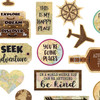 Travel the Map Stickers, 120 Per Pack, 12 Packs