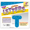 Blue Sparkle 4" Casual Uppercase Ready Letters®, 71 Per Pack, 3 Packs