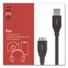 USB-A to Micro USB Type-B Cable, 6 ft, Black
