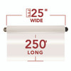 EZload Roll Film, Nap I, 3 mil, 25" x 250 ft, Gloss Clear, 2/Box